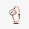 Foto de Anell Halo Brillant Tall Pera 182835C01 de pandora