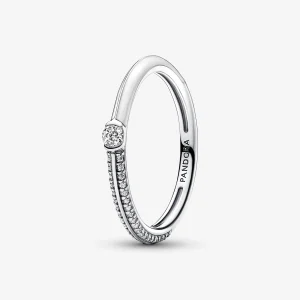 Foto de Anell Dual Blanc i Pavé de Pandora ME 192528C02 de pandora