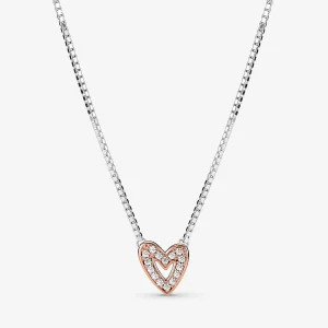 Foto de Collar Cor A Mà Alçada Brillant 380089C01 de pandora