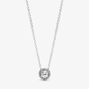 Foto de Collar de plata de llei Elegància Clàssica 396240CZ de pandora