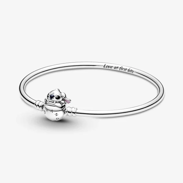 Foto de Polsera Rígida Pandora Moments Tancament Mordisco Stitch de Disney 591683C01 de pandora