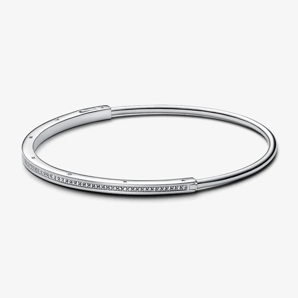 Foto de Polsera Rígida Pandora Signature ID Pavé 592313C01 de pandora