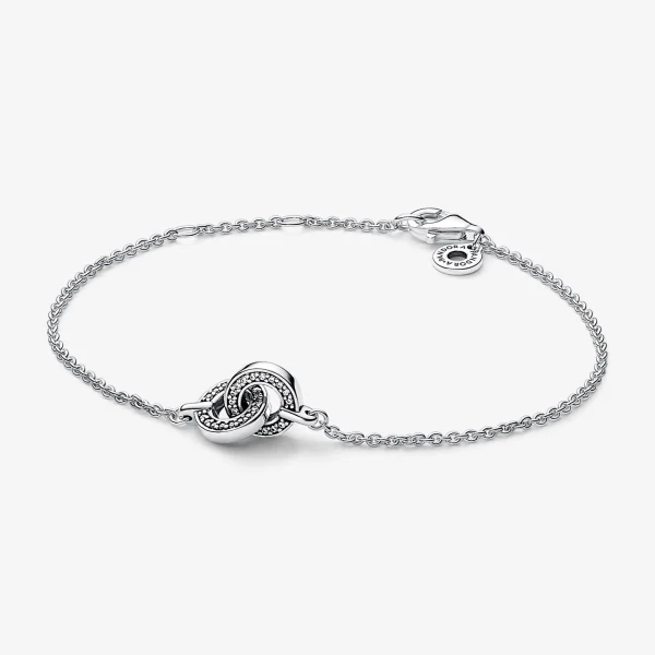 Foto de Polsera Pavé Entrellaçat Pandora Signature Foto de Polsera Pavé Entrellaçat Pandora Signature 592742C01 de pandora