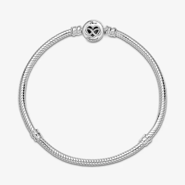 Foto de Polsera Moments Cadena de Serp Tancament Cor Infinit 599365C00 de pandora