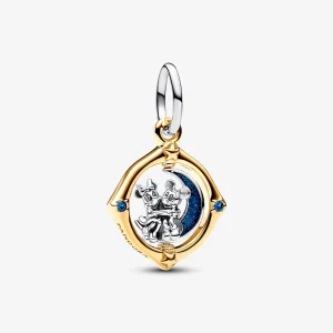 Foto de Charm Penjoll Lluna Giratòria a Dos Tons Mickey Mouse & Minnie Mouse de Disney 762955C01 de pandora