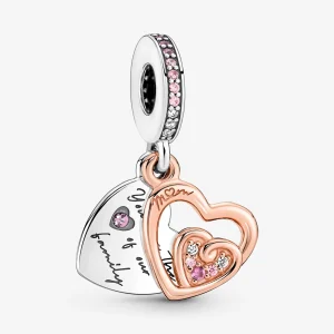 Foto de Charm Penjoll Doble Cors Infinits Entrellaçats 781020C01 de pandora