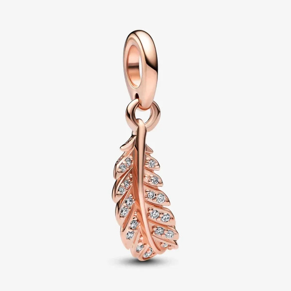 Foto de Charm Penjoll Ploma Corbada Flotant 782578C01 de pandora