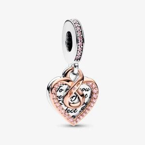 Foto de Charm Penjoll Doble Cor Infinit a Dos Tons 782641C01 de pandora