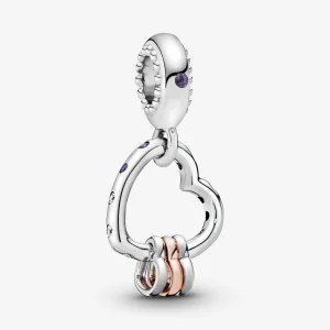 Foto de Charm Penjoll Cor Ple de Cors 787247NLCMX de pandora