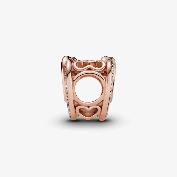 Foto de Charm de plata de llei Cors Brillants Entrellaçats 789270C01 de pandora