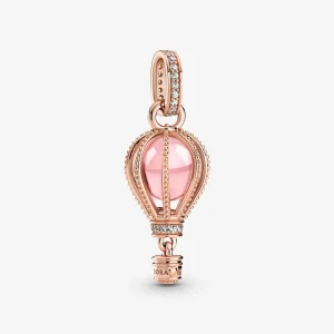 Foto de Charm Penjoll Globus Aerostàtic Rosa Brillant 789434C01 de pandora