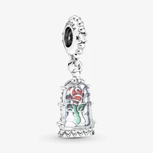 Foto de Charm Penjoll Rosa Encantada de La Bella i la Bèstia de Disney 790024C01 de pandora
