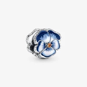 Foto de Charm Flor Pensament Blau 790777C02 de pandora