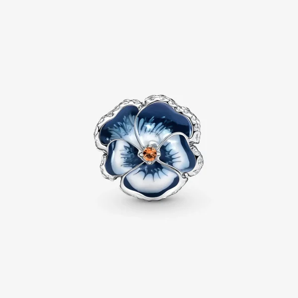 Foto de Charm Flor Pensament Blau 790777C02 de pandora
