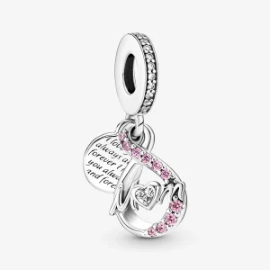 Foto de Charm Penjoll Doble Mare Infinit Pavé 791468C01 de pandora