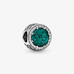 Foto de Charm de plata de llei Cors Radiants Verd 791725NSG de pandora