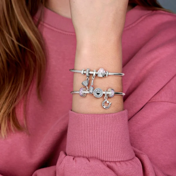 Foto de Charm de Clip Pavé Rosa Foto de Charm de Clip Pavé Rosa 791817PCZ de pandora
