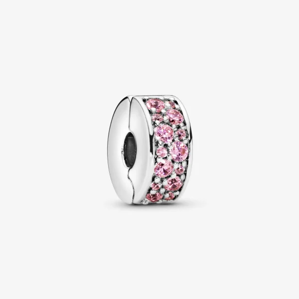 Foto de Charm de Clip Pavé Rosa Foto de Charm de Clip Pavé Rosa 791817PCZ de pandora