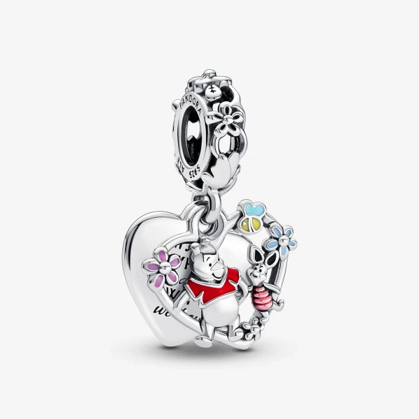 Foto de Charm Penjoll Doble Winnie the Pooh i Piglet de Disney 792214C01 de pandora