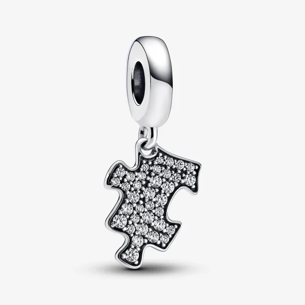 Foto de Charm Penjoll Peça de Trencaclosques Brillant Foto de Charm Penjoll Peça de Trencaclosques Brillant 792241C01 de pandora