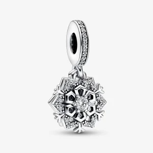 Foto de Charm Penjoll Doble Floc de Neu Brillant 792355C01 de pandora