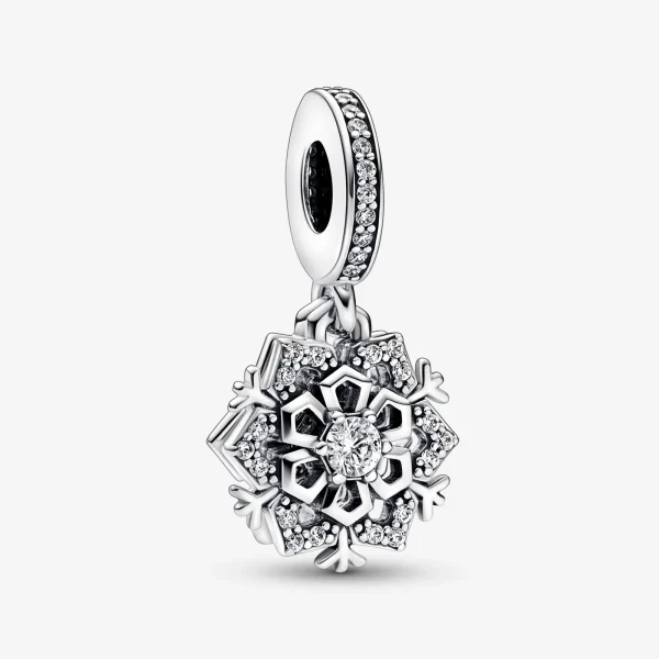 Foto de Charm Penjoll Doble Floc de Neu Brillant 792355C01 de pandora