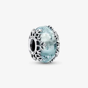 Foto de Charm de Murano Floc de Neu Blau Hivernal 792377C00 de pandora