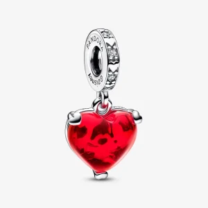 Foto de Charm Penjoll Cristall de Murano Petó Mickey i Minnie Mouse de Disney 792522C01 de pandora