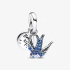 Foto de Charm Penjoll Doble Oreneta Brillant Foto de Charm Penjoll Doble Oreneta Brillant 792570C01 de pandora