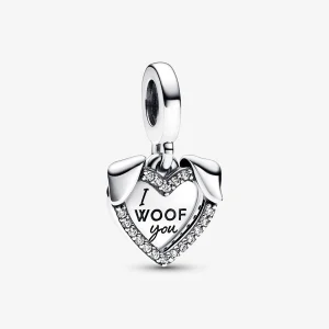 Foto de Charm Penjoll Doble Cor i Gos 792647C01 de pandora