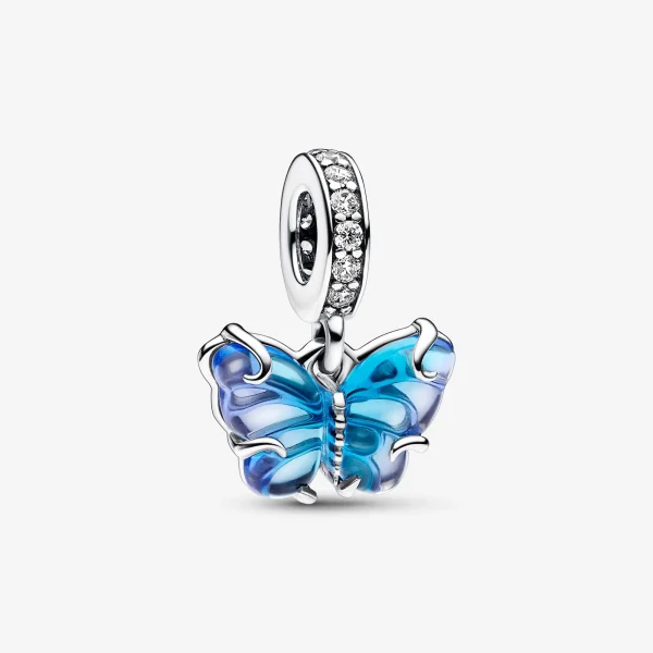 Foto de Charm Penjoll de Cristall de Murano Papallona 792698C01 de pandora