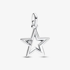 Foto de Charm Medalló Estrella Brillant Pandora ME 793032C01 de pandora
