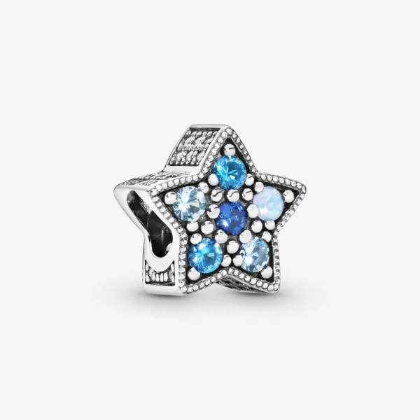 Foto de Charm de plata de llei Estrella Radiant 796379NSBMX de pandora