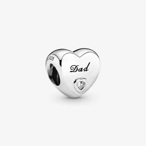 Foto de Charm de plata de llei Amor de Pare 796458CZ de pandora