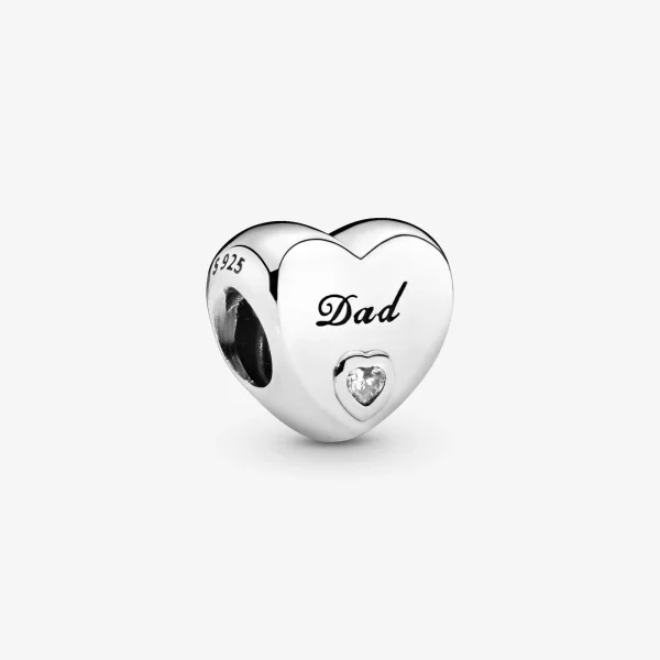 Foto de Charm de plata de llei Amor de Pare 796458CZ de pandora