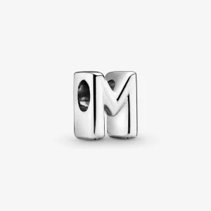 Foto de Charm de plata de llei Lletra M 797467 de pandora