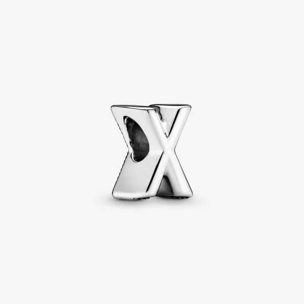 Foto de Charm de plata de llei Lletra X 797478 de pandora