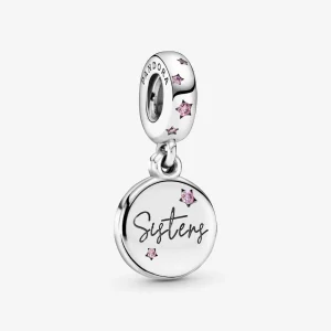 Foto de Charm penjant en plata de llei Germanes Per Sempre 798012FPC de pandora