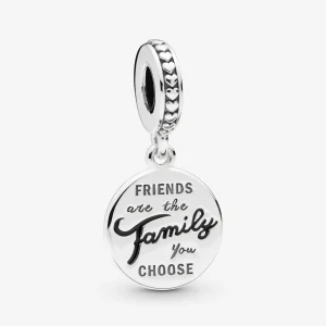 Foto de Charm penjant en plata de llei Els Amics Són Família 798124EN16 de pandora