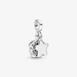 Foto de Mini Charm Penjoll Estrella Fugaz Pandora ME 798378CZ de pandora