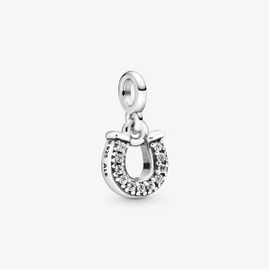 Foto de Mini Charm Penjoll Ferradura de la Sort Pandora ME 798379CZ de pandora