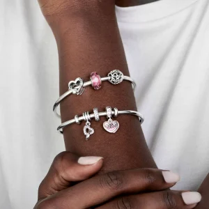 Foto de Charm de Cristall de Murano Rosa Fantasia Ondulat 798872C00 de pandora