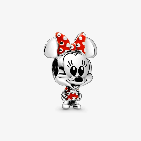 Foto de Charm Minnie Mouse amb Vestit i Llaç de lunars de Disney 798880C02 de pandora