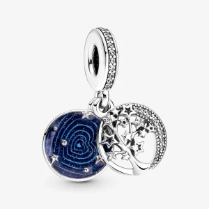 Foto de Charm Penjoll Doble Arbre i Lluna de la Galàxia 799645C01 de pandora
